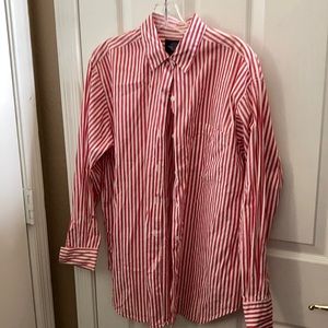 FINAL MARKDOWN Ladies dockers awning stripe blouse (M)